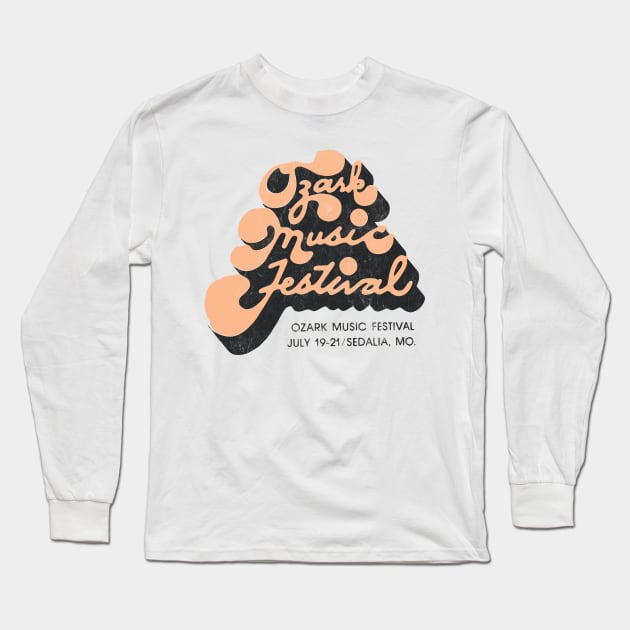 Ozark Music Festival, Missouri --- Vintage Faded Style Design Long Sleeve T-Shirt by CultOfRomance